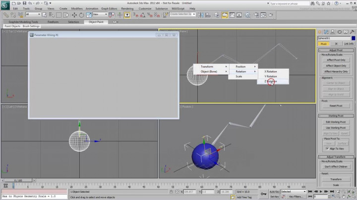 Animation Techniques in 3ds Max – Part 2 – Using Custom Attributes and Wiring Animation Techniques in 3ds Max – Part 2 – Using Custom Attributes and Wiring