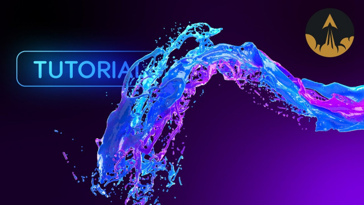 Liquid Path Follow Phoenix FD Tutorial + Color Mixing (Free Project) Liquid Path Follow Phoenix FD Tutorial + Color Mixing (Free Project)